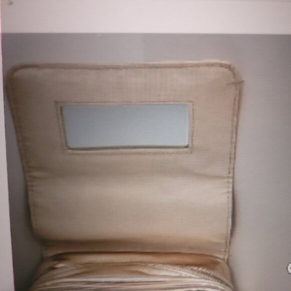 VERSACE Gold Metallic FAUX LEATHER Cosmetic Case with Mirror Pockets, Free Gift - Picture 5 of 13